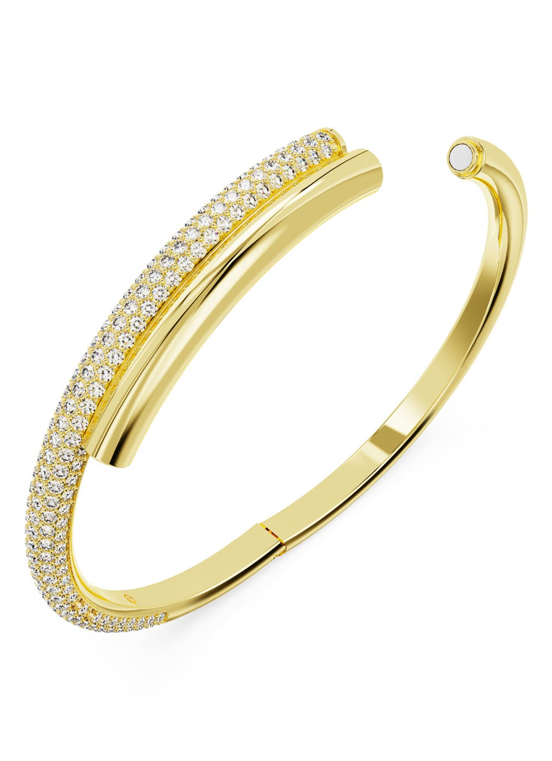 Swarovski Dextera bangle verguld M - detail 3 goud