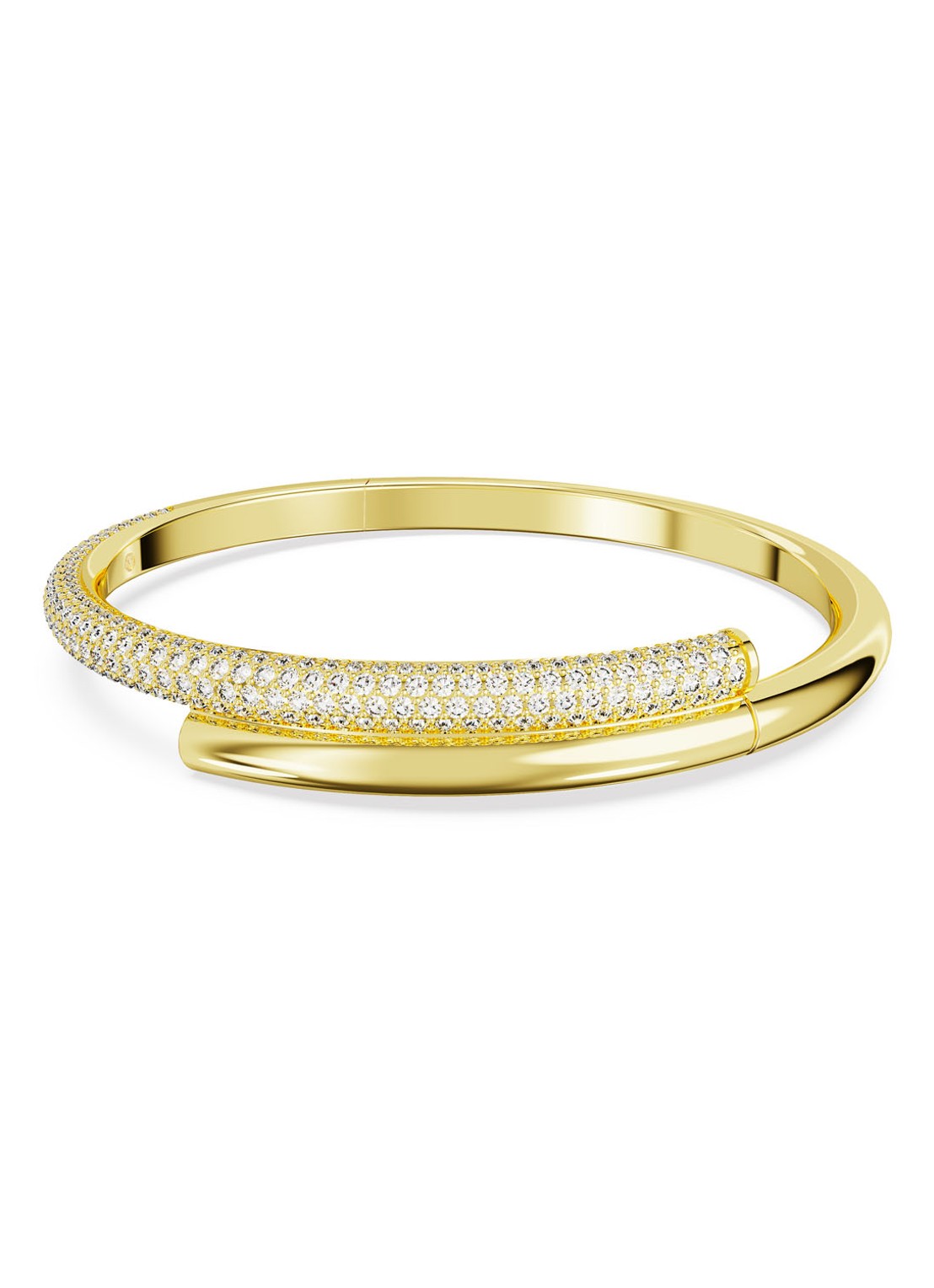 Swarovski Dextera bangle verguld M - voorkant goud