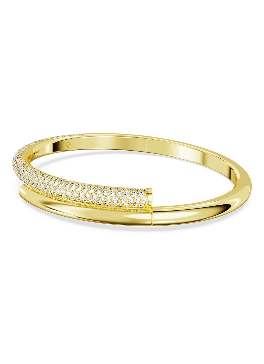Swarovski Dextera bangle verguld M - voorkant 2 goud