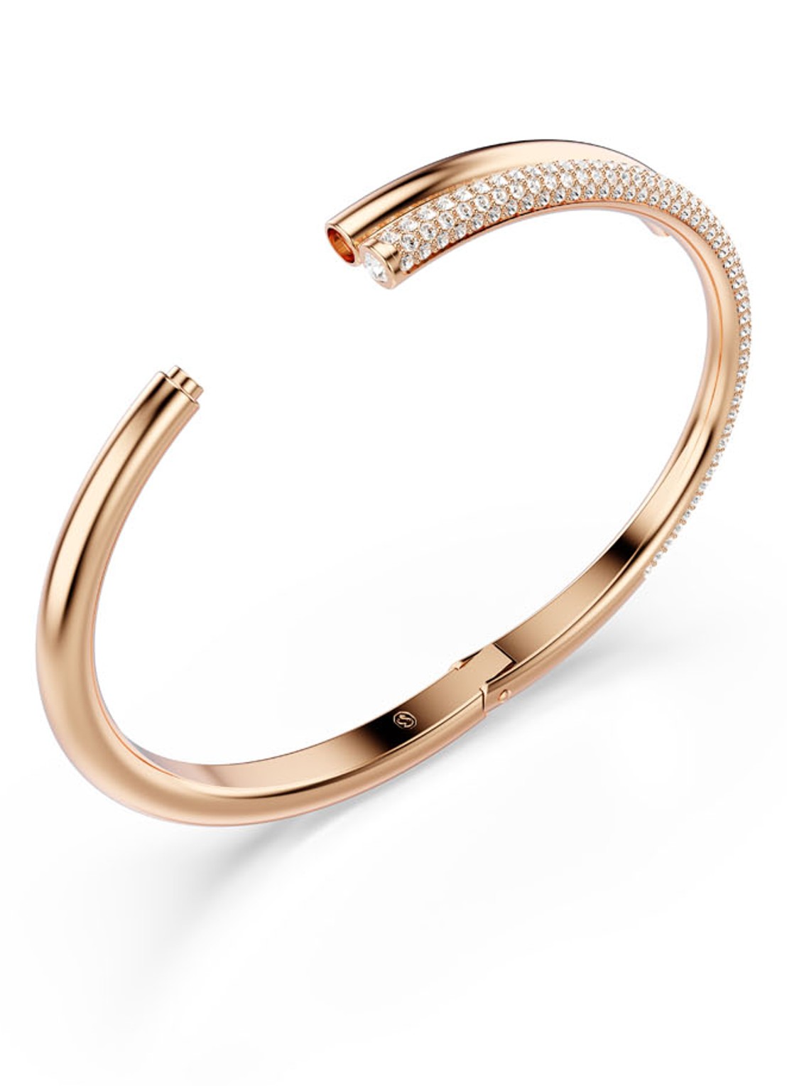 Swarovski Dextera bangle verguld M - detail 2 roségoud