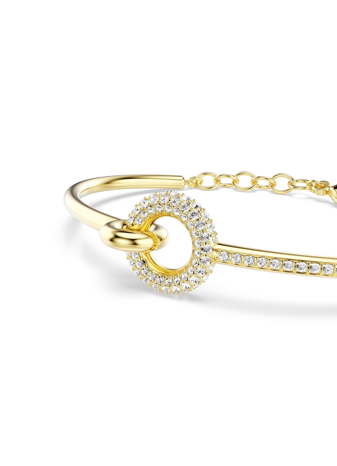 Swarovski Dextera bangle verguld - detail 4 goud