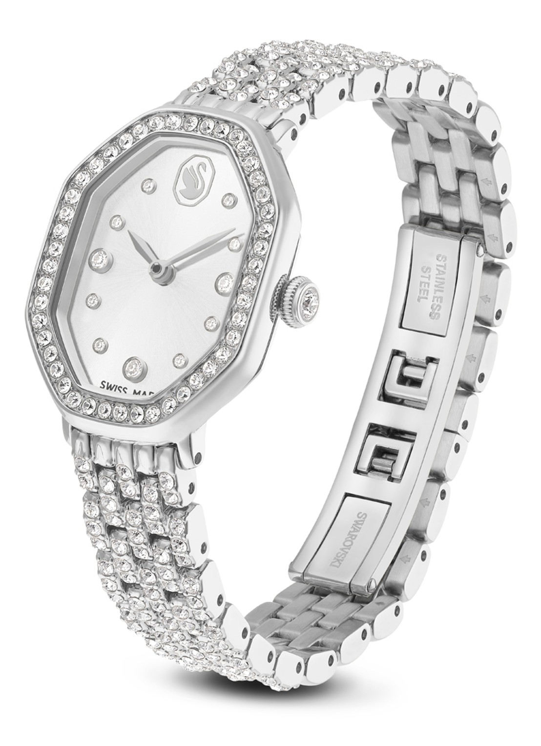 Swarovski Dextera horloge 5749451  - detail 2 zilver