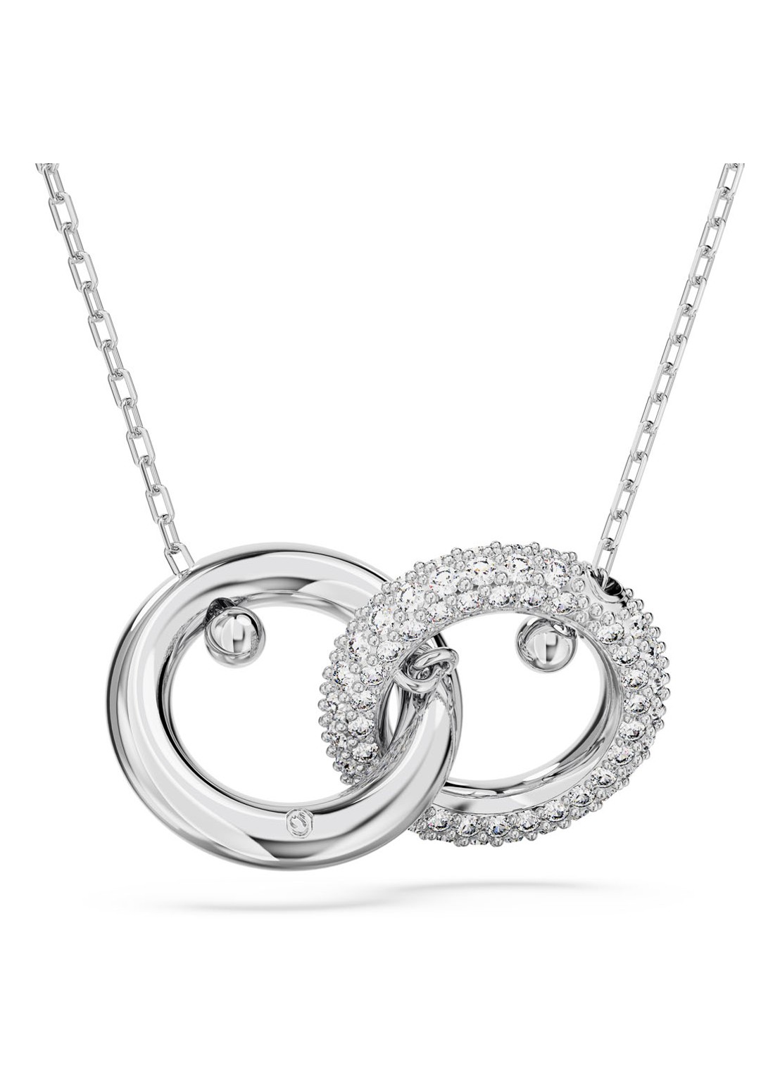 Swarovski Dextera ketting met kristal - detail 4 zilver