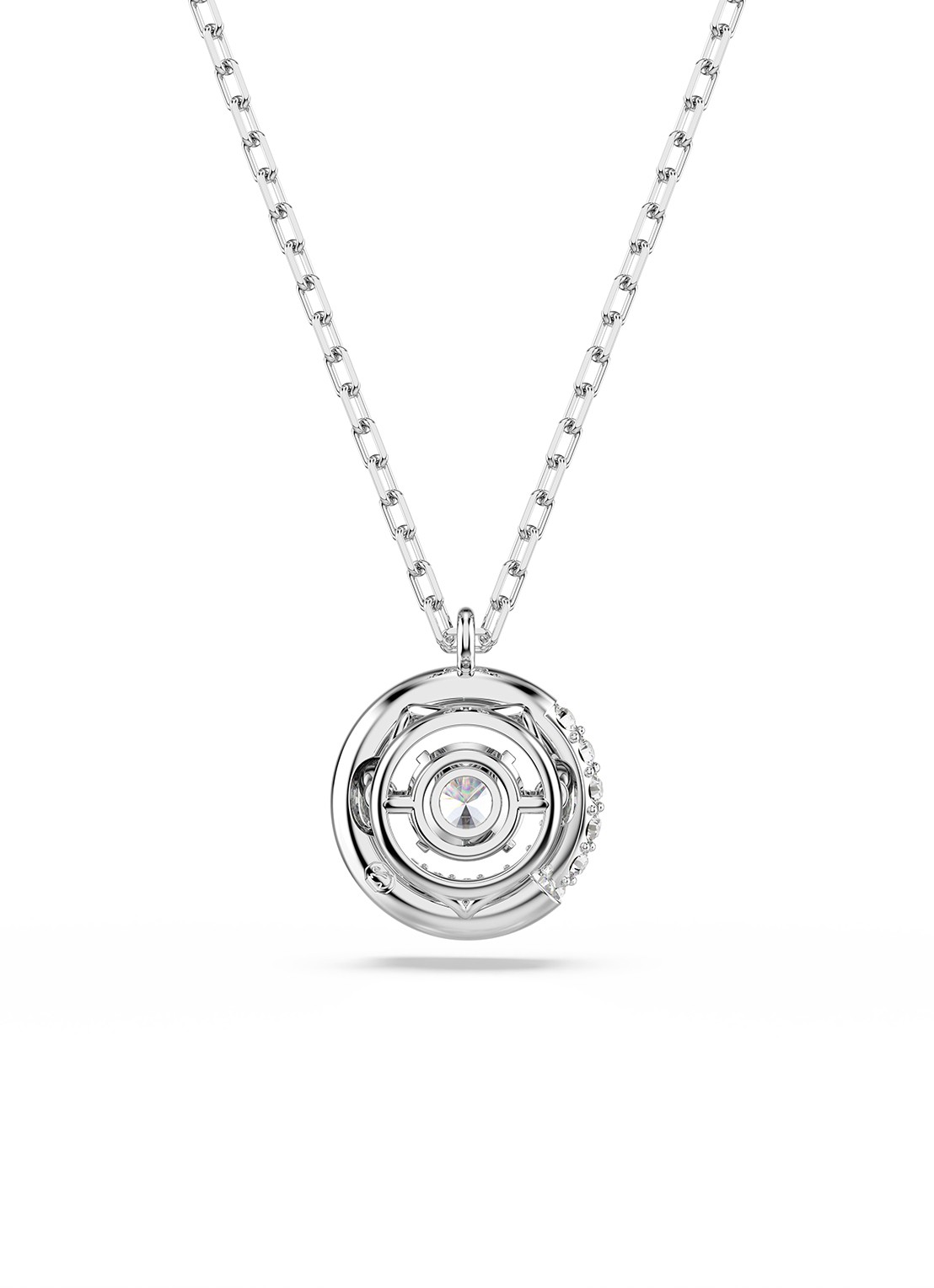 Swarovski Dextera ketting met kristal - detail 4 zilver