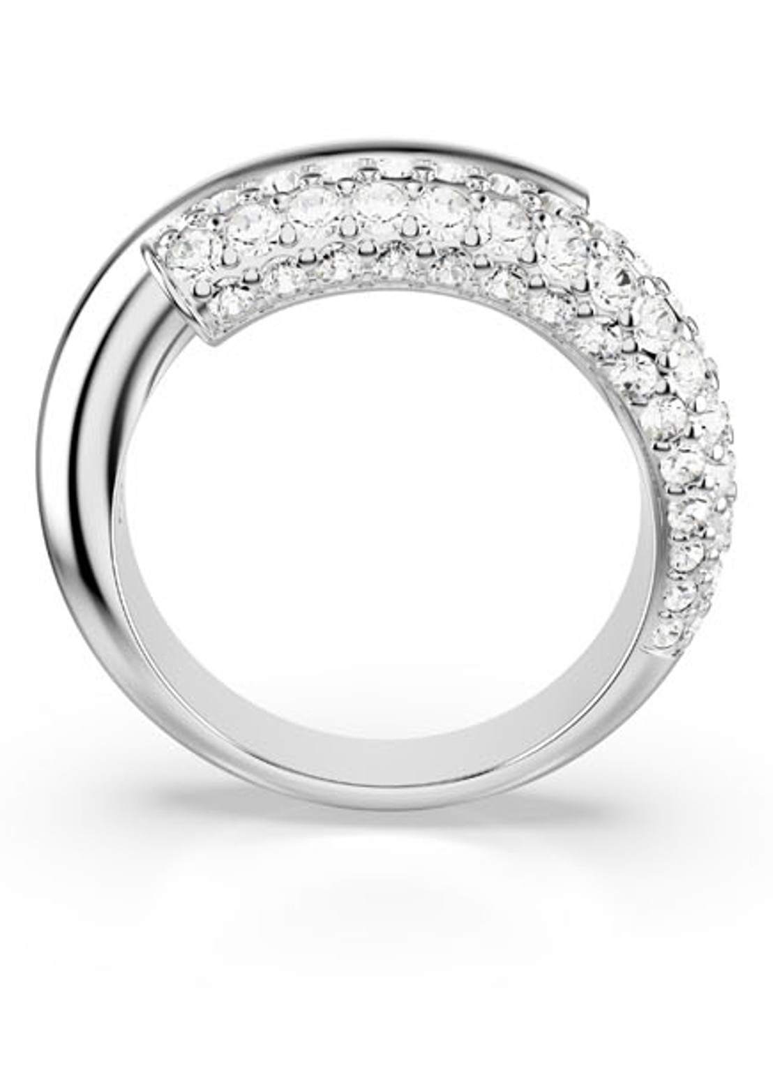 Swarovski Dextera ring met kristal 58 - detail 4 zilver