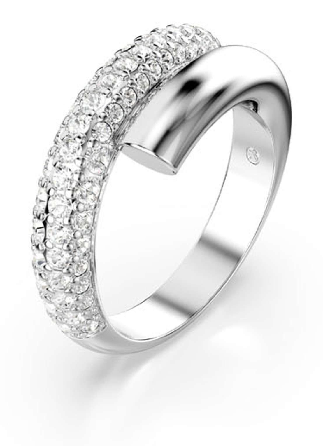 Swarovski Dextera ring met kristal 60 - detail 2 zilver