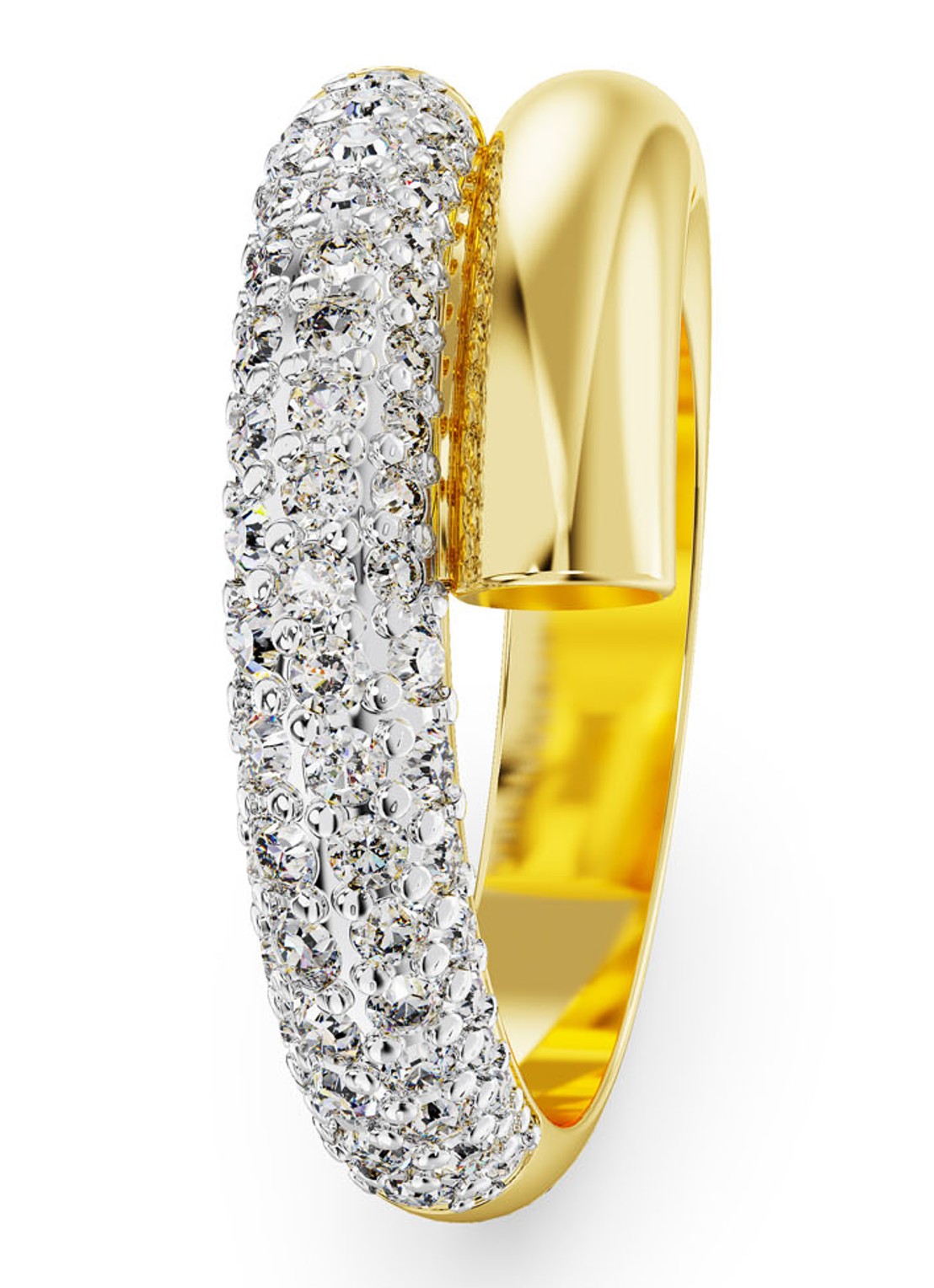 Swarovski Dextera ring verguld 52 - detail goud
