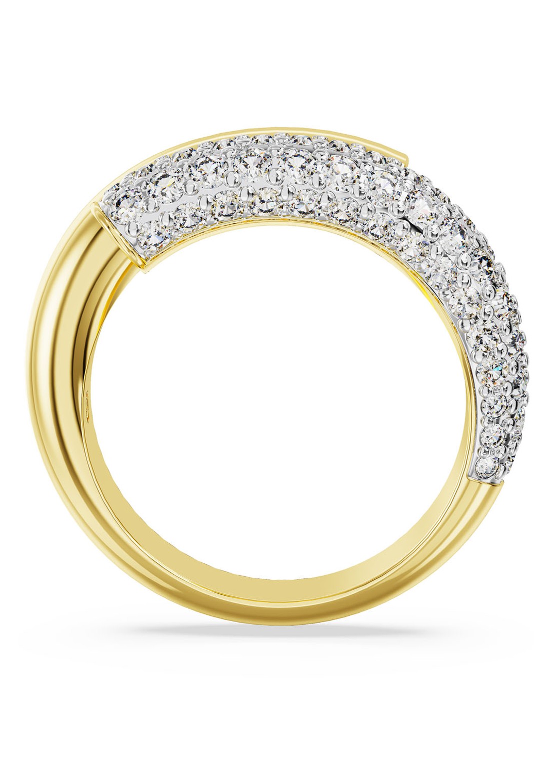 Swarovski Dextera ring verguld 52 - detail 2 goud
