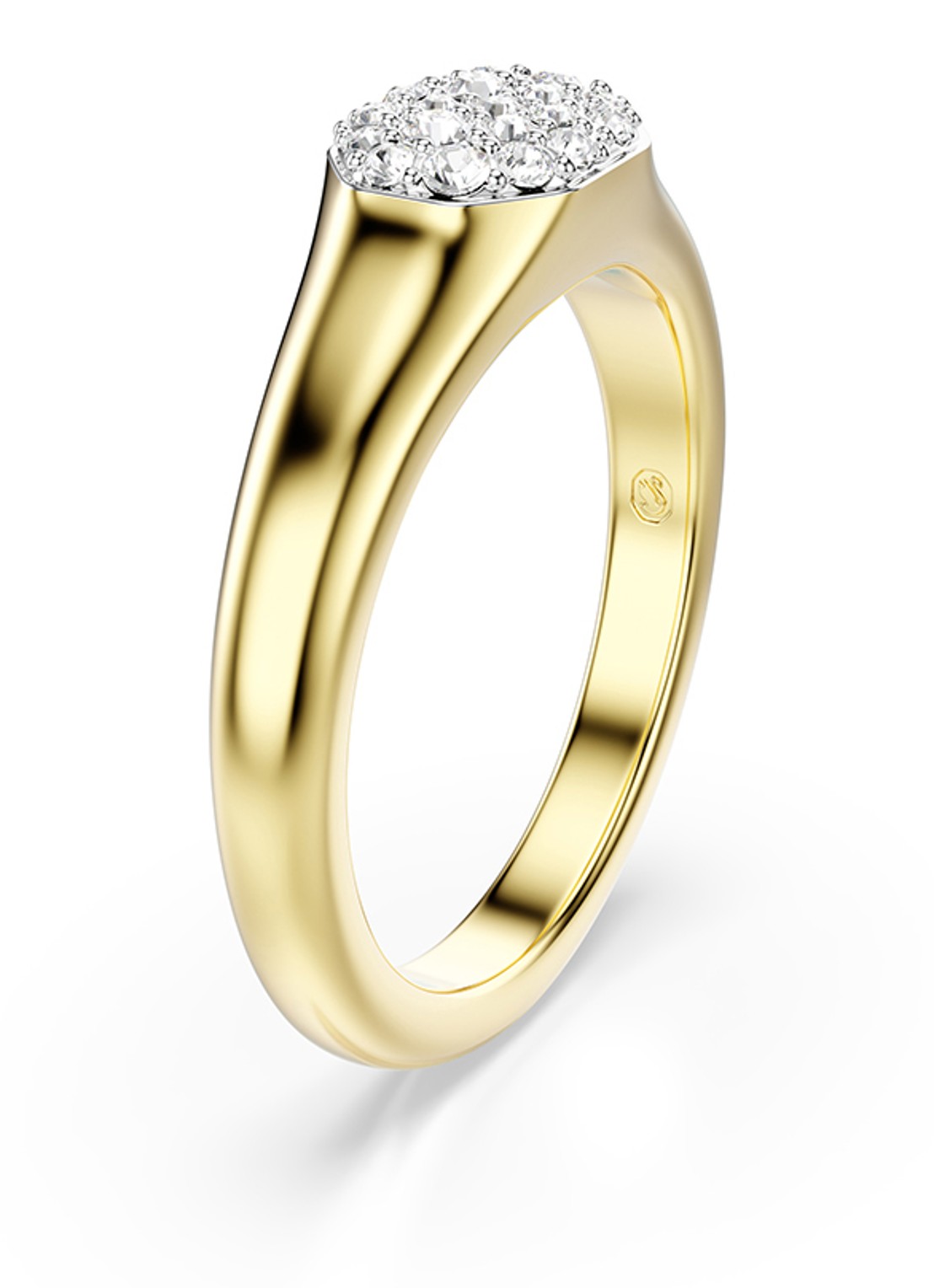 Swarovski Dextera ring verguld 58 - detail 3 goud