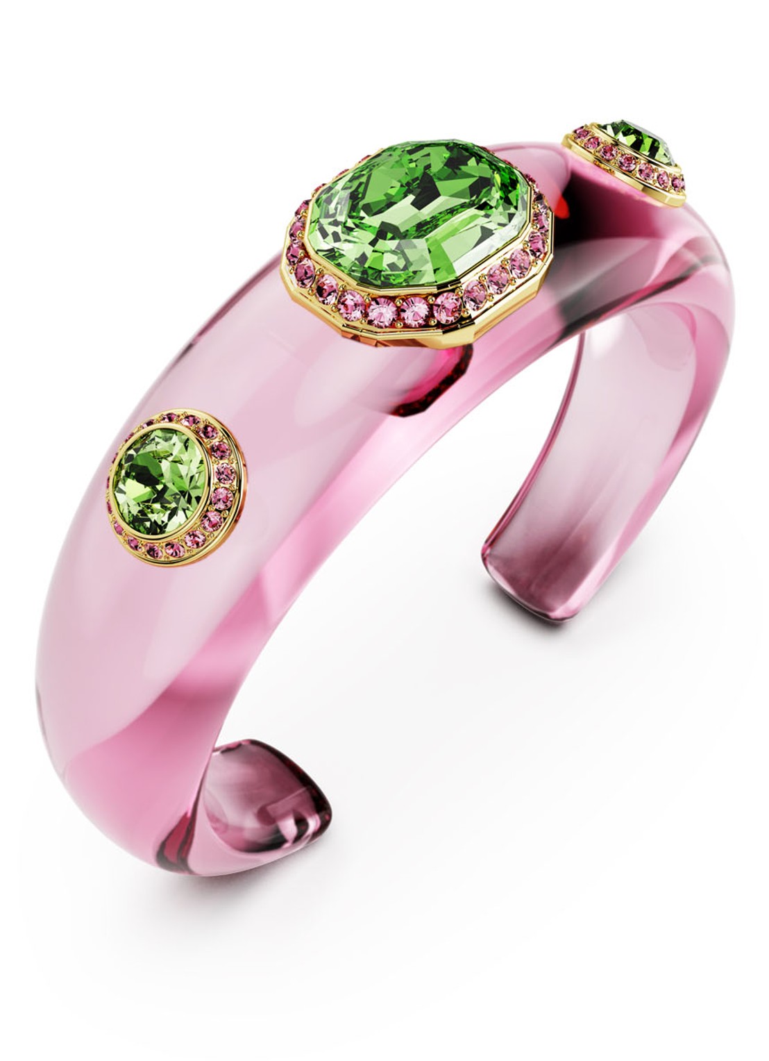 Swarovski Dulcis bangle L - detail 2 roze
