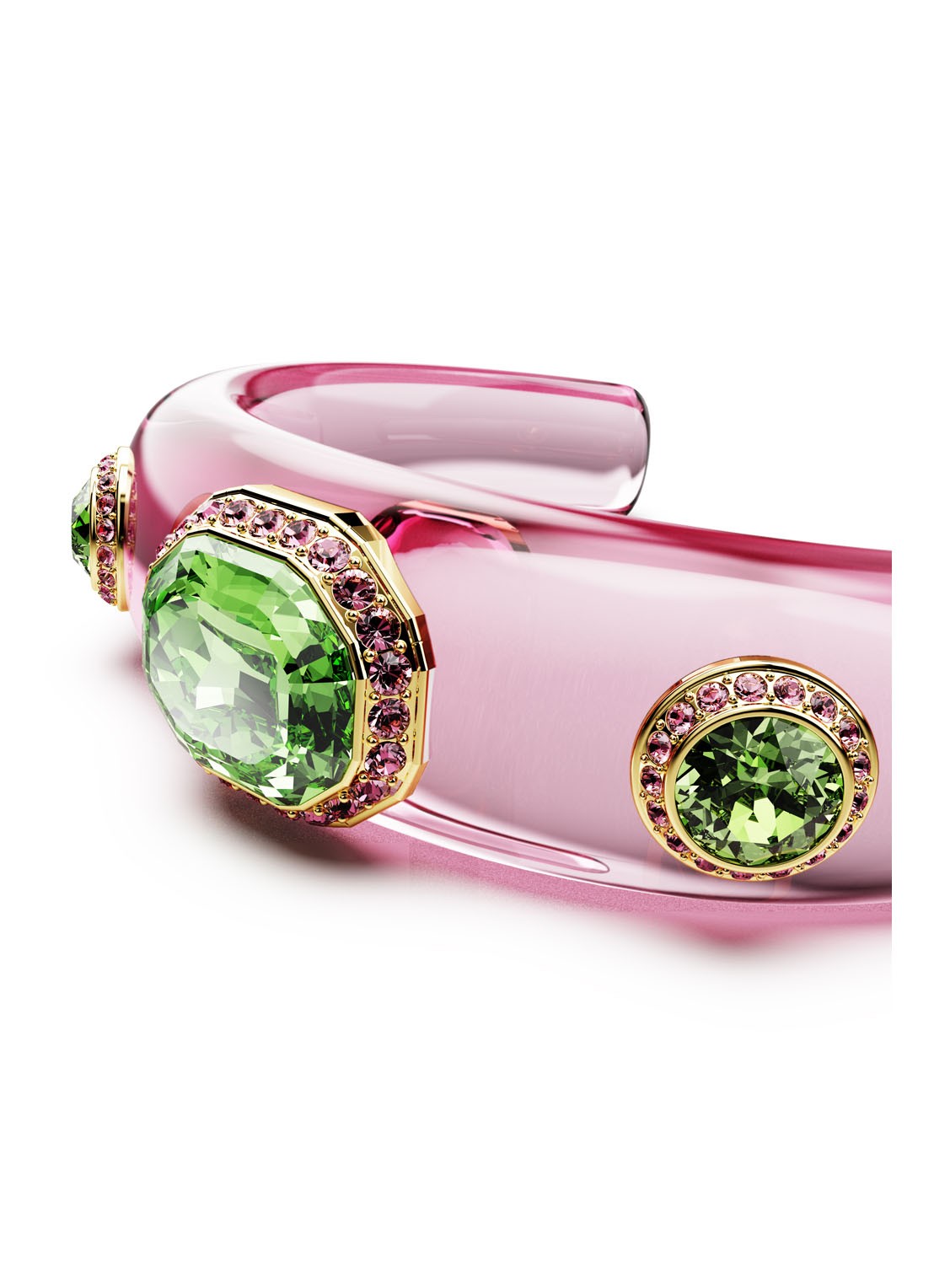 Swarovski Dulcis bangle L - detail 3 roze