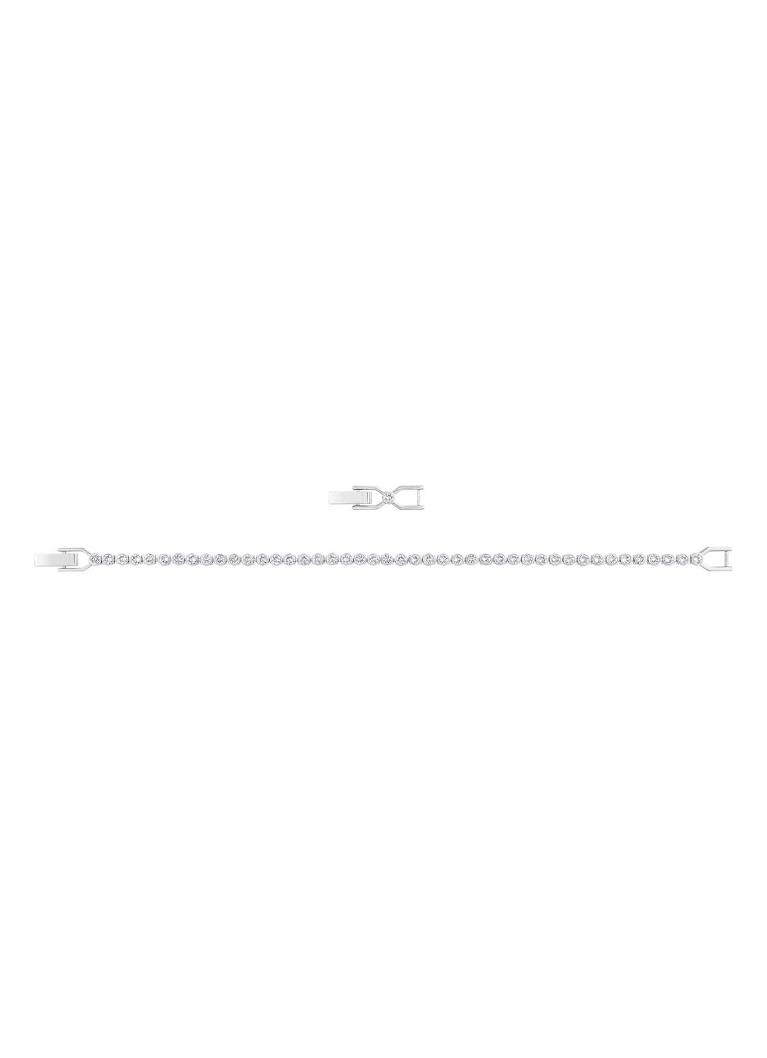 Swarovski Emily armband met kristal - detail zilver