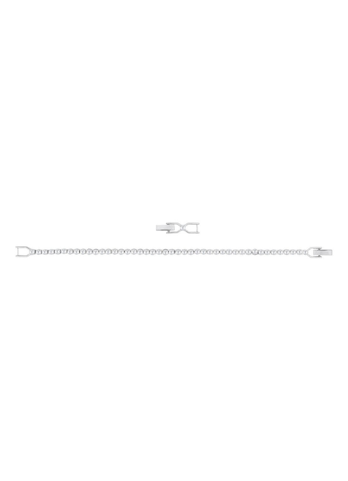 Swarovski Emily armband met kristal - detail 2 zilver