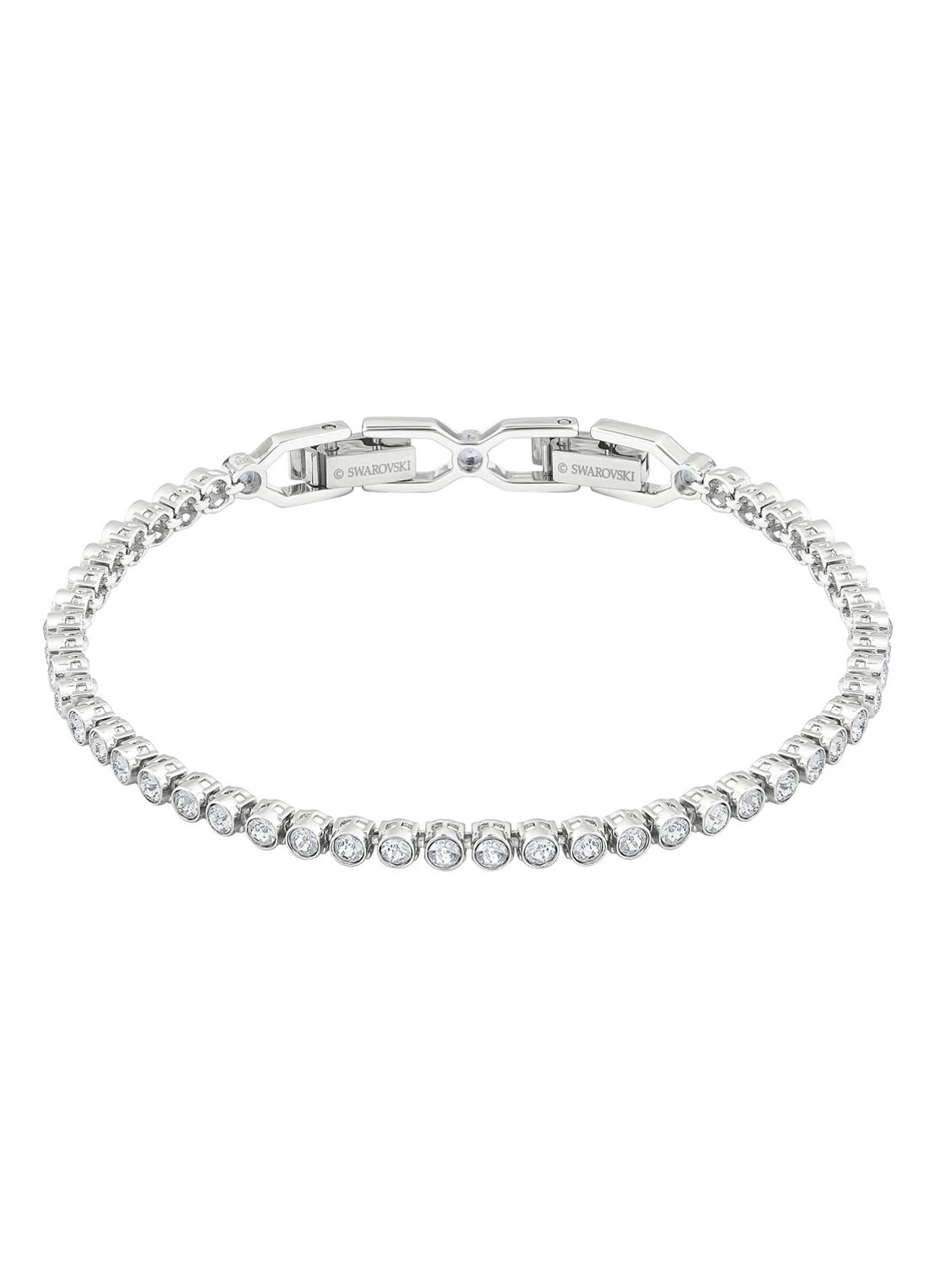 Swarovski Emily armband met kristal - voorkant 4 zilver