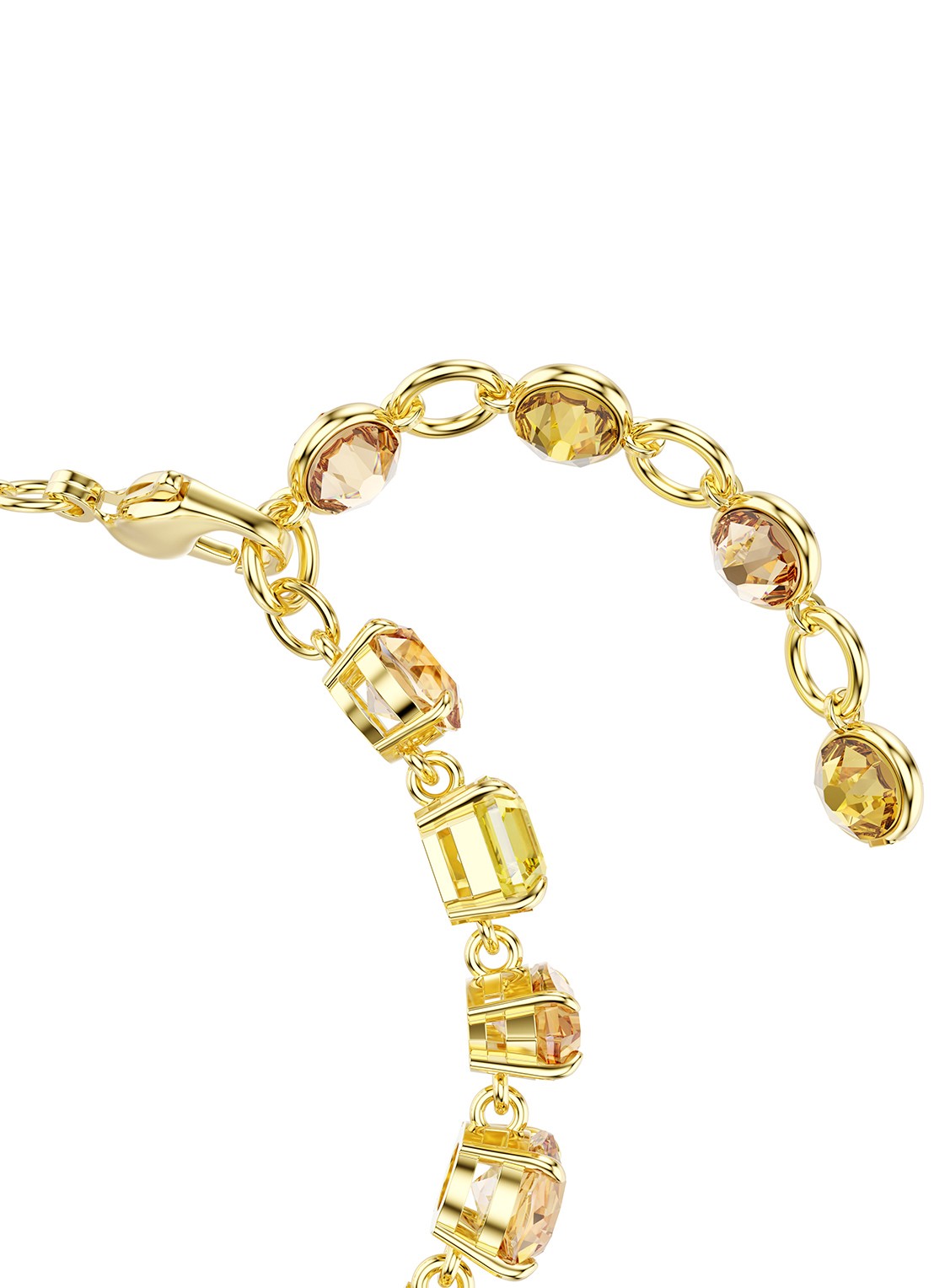Swarovski Gema armband met kristal M - detail 4 goud