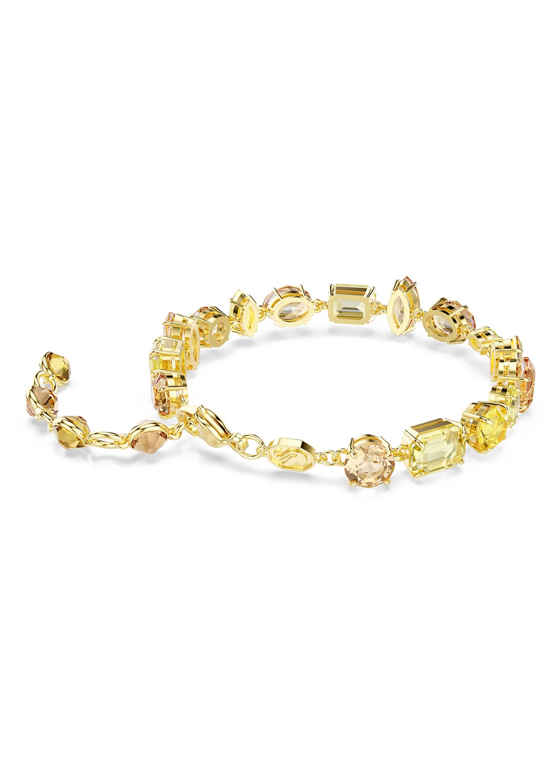 Swarovski Gema armband met kristal M - detail 6 goud