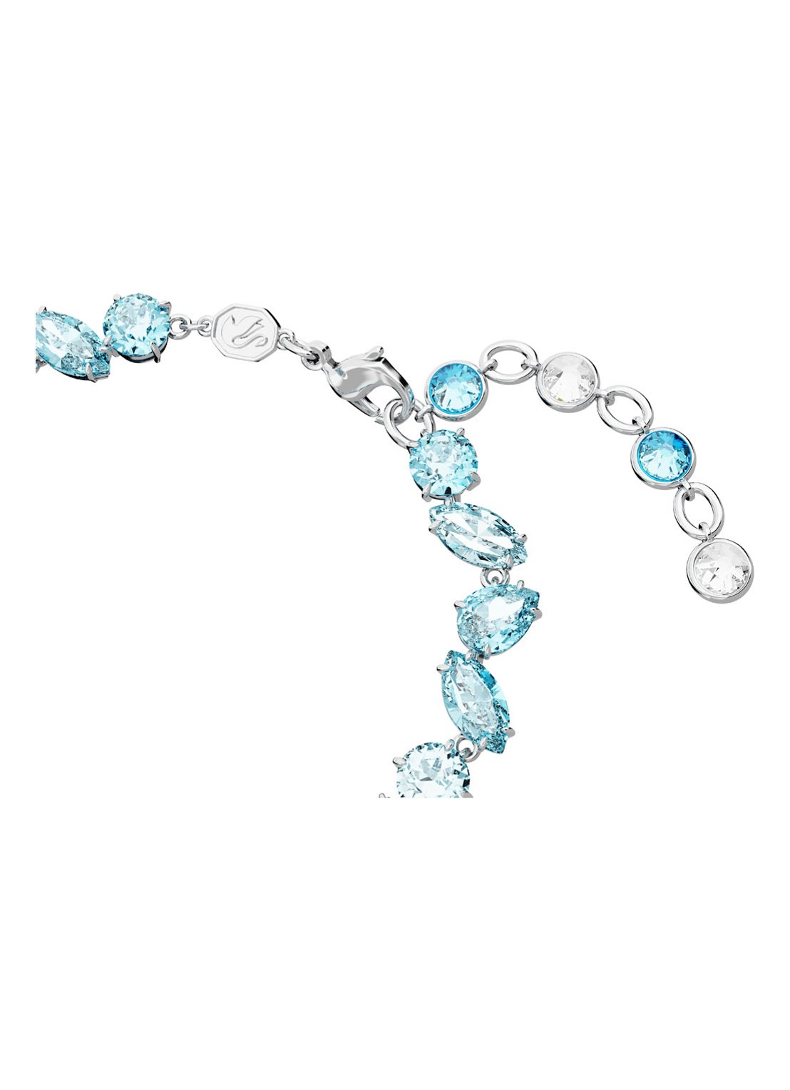 Swarovski Gema armband met kristal - detail 4 blauw
