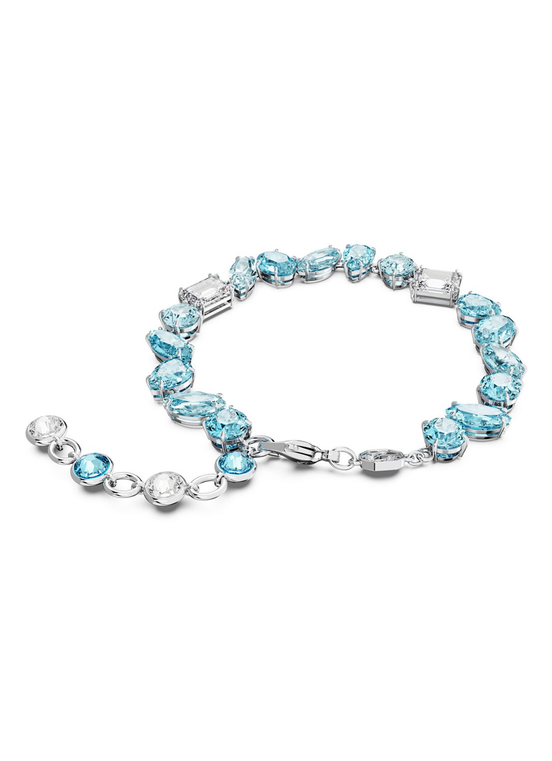 Swarovski Gema armband met kristal - voorkant 2 blauw