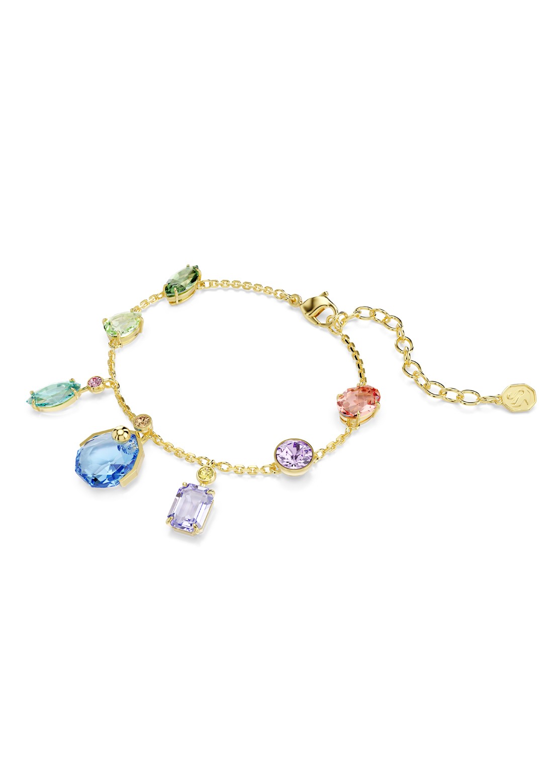Swarovski Gema armband met kristal - detail 2 goud
