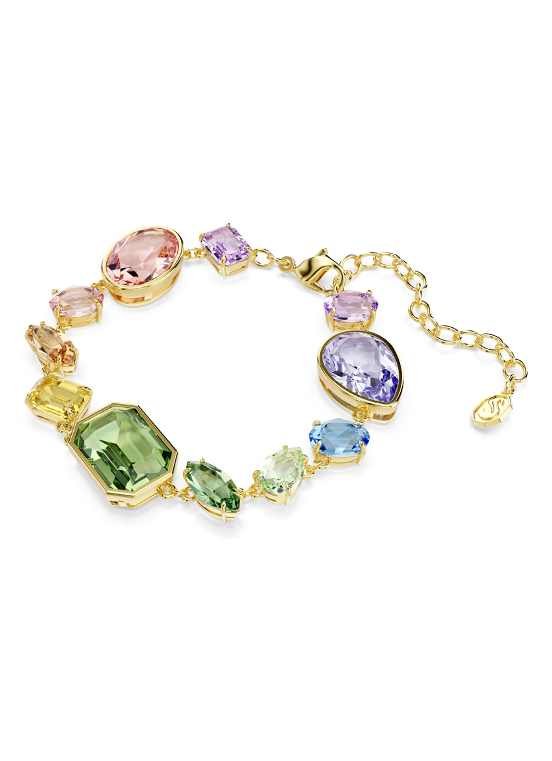 Swarovski Gema armband met kristal  - detail 2 goud