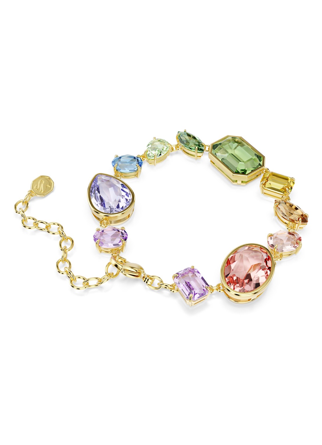 Swarovski Gema armband met kristal  - detail 5 goud