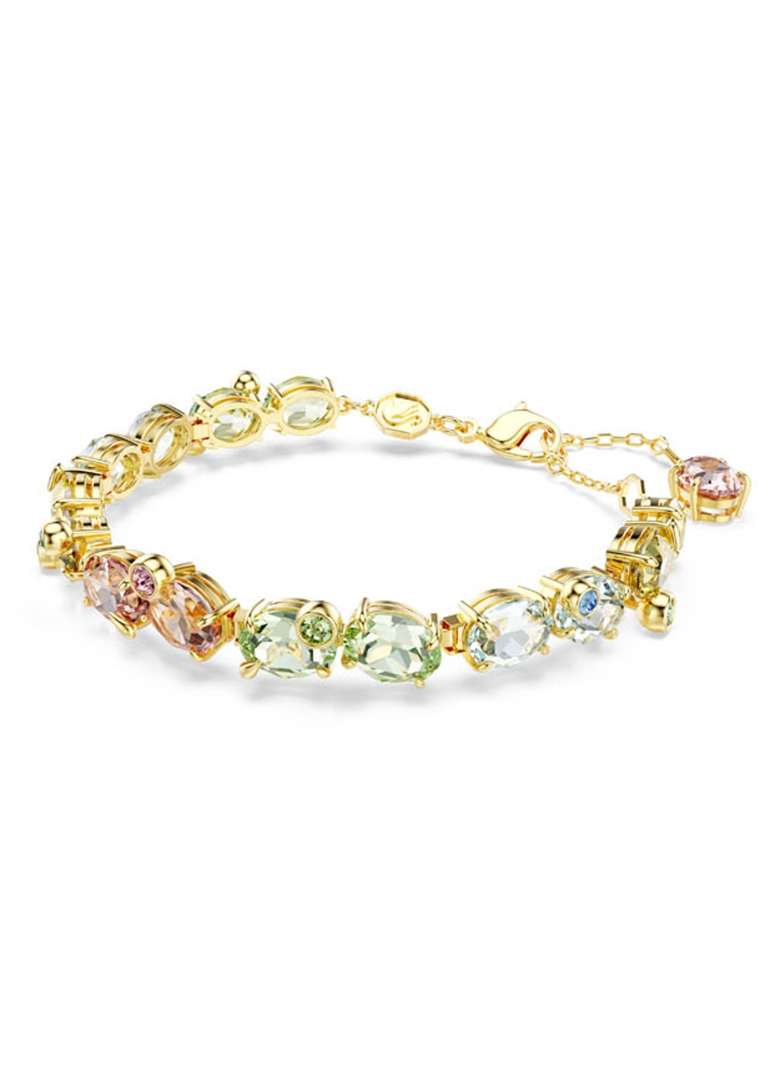 Swarovski Gema armband verguld M  - detail goud