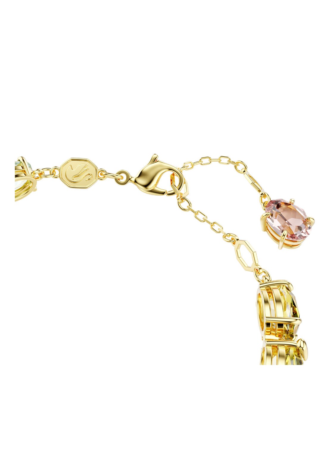 Swarovski Gema armband verguld M  - detail 2 goud