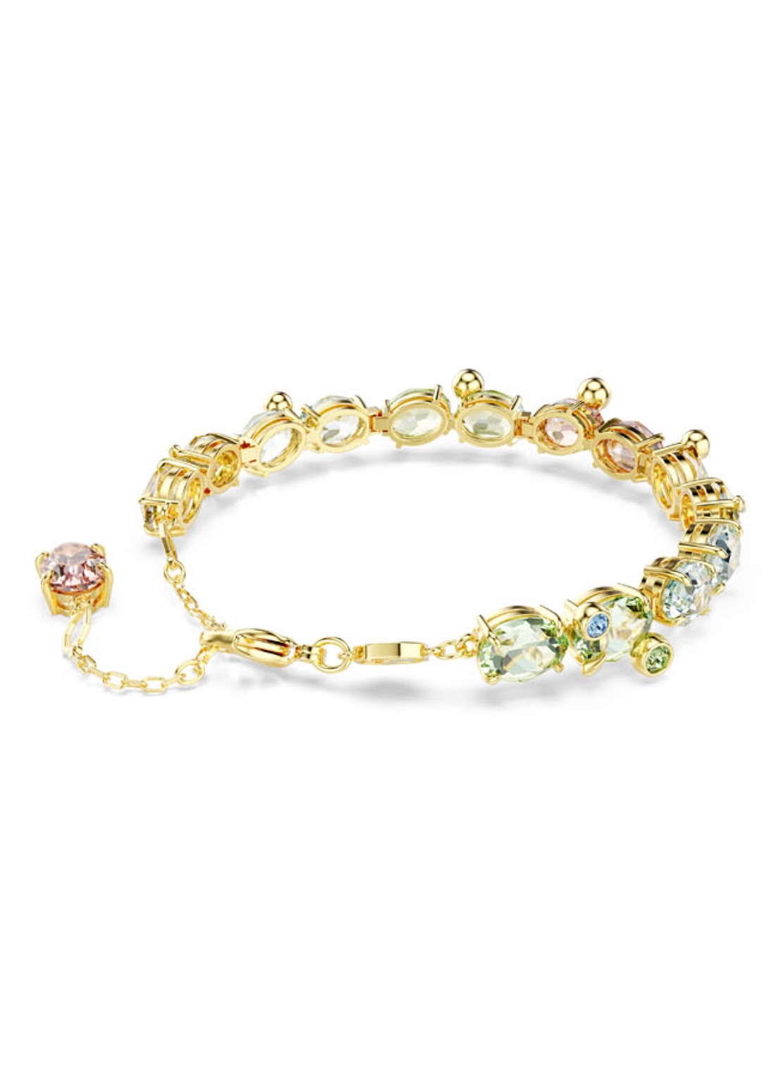 Swarovski Gema armband verguld M  - detail 4 goud