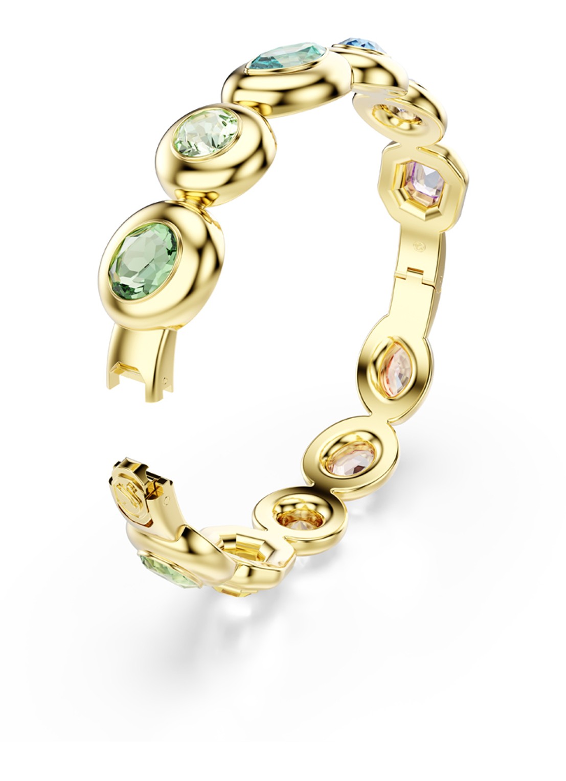 Swarovski Gema bangle verguld L  - detail 3 goud