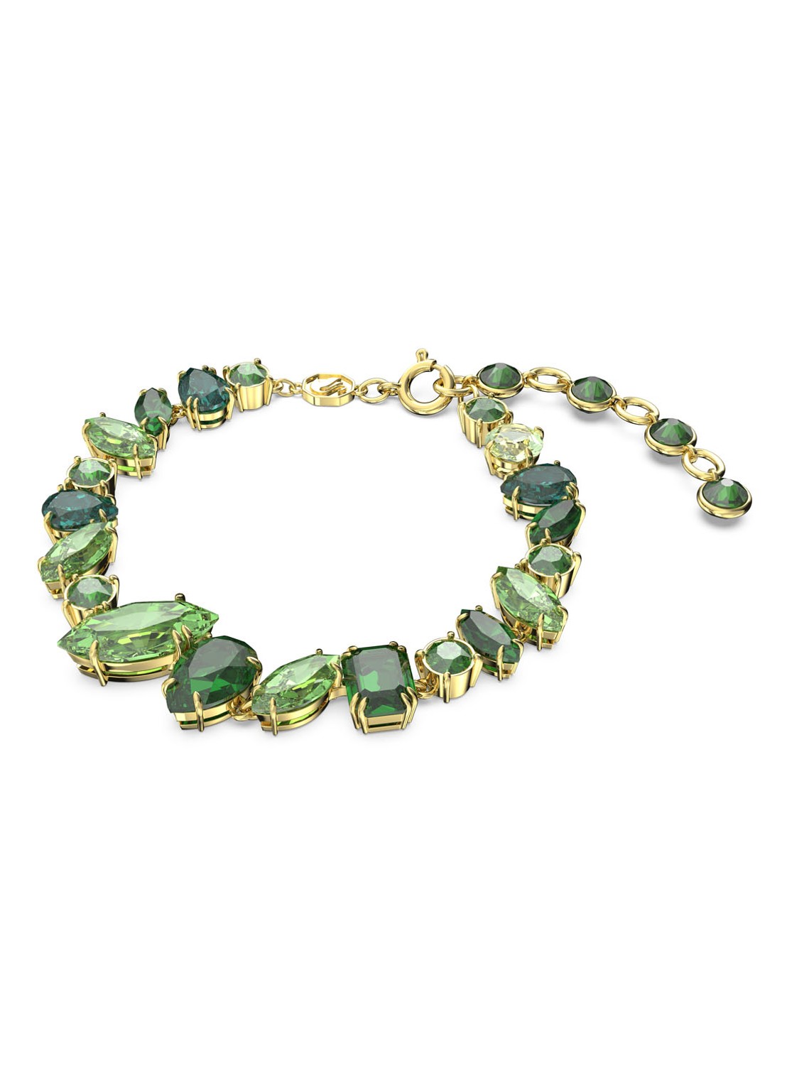 Swarovski GEMA BRACELET LINE GRE/GOS M - detail 2 goud