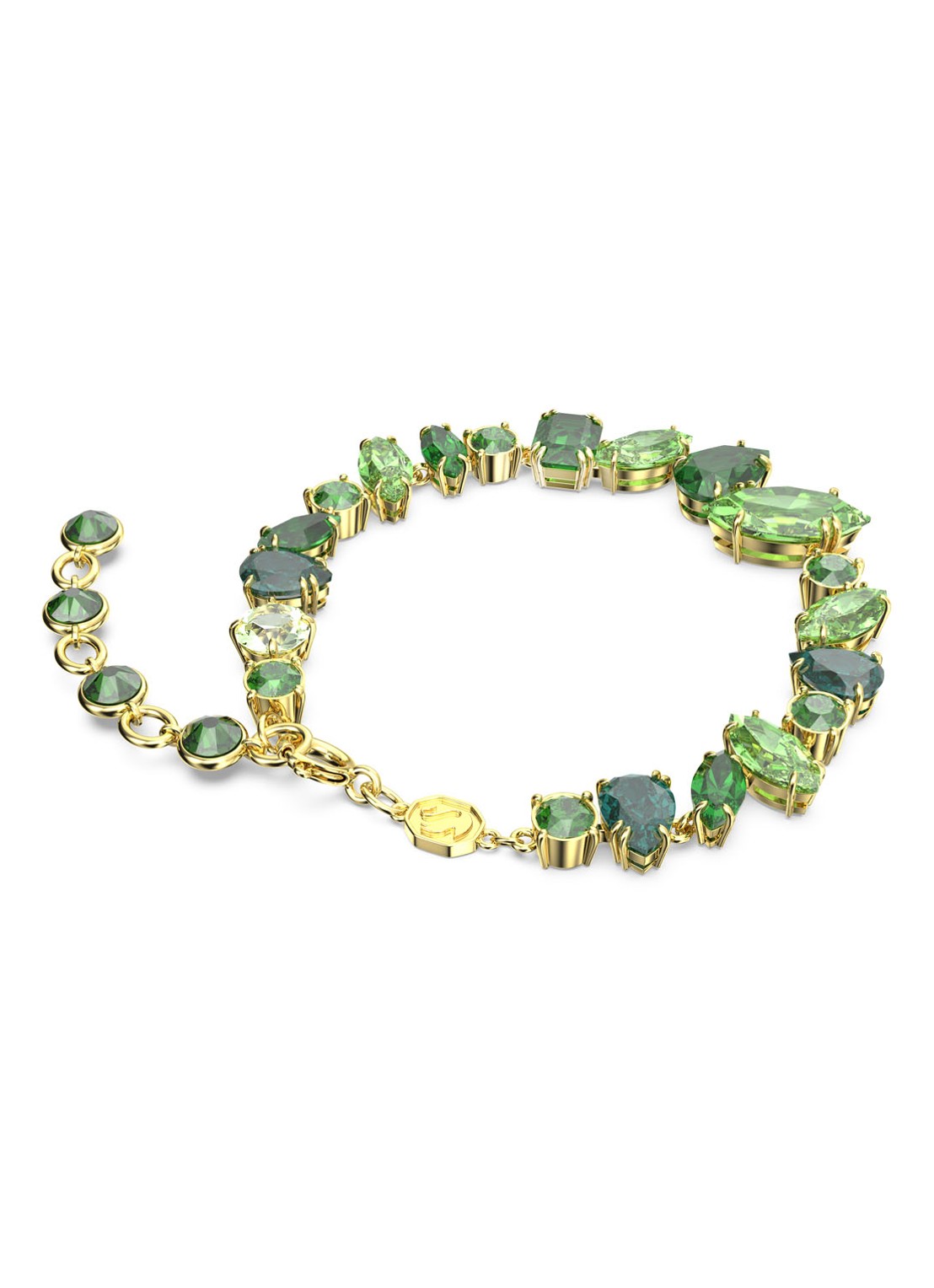 Swarovski GEMA BRACELET LINE GRE/GOS M - detail 4 goud