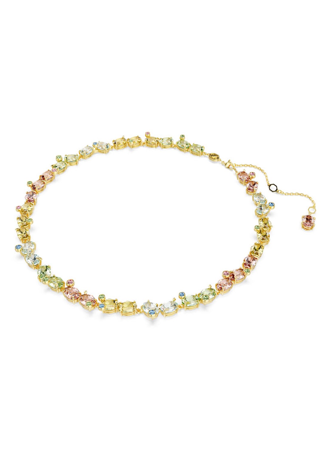 Swarovski Gema ketting verguld  - detail 2 goud