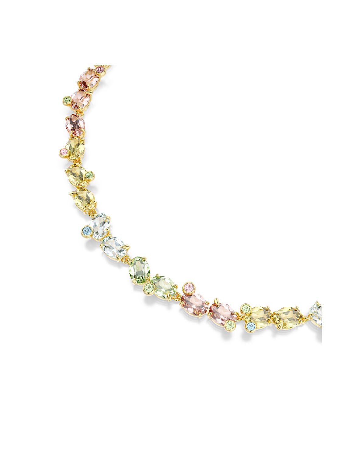 Swarovski Gema ketting verguld  - detail 4 goud