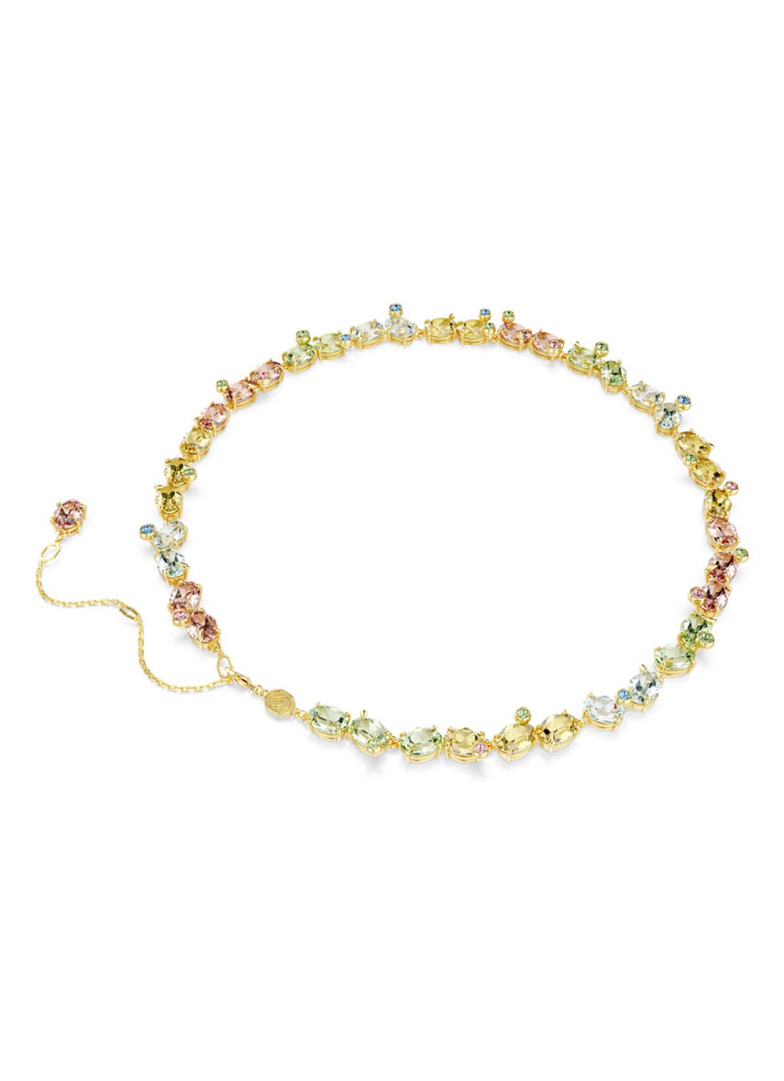 Swarovski Gema ketting verguld  - detail 5 goud