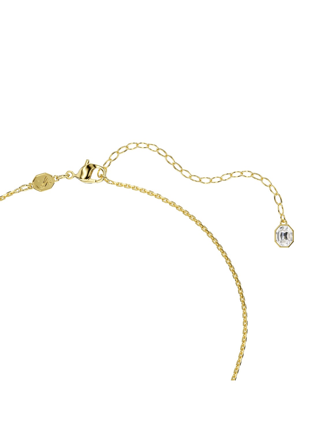 Swarovski Gema ketting verguld - detail 3 goud
