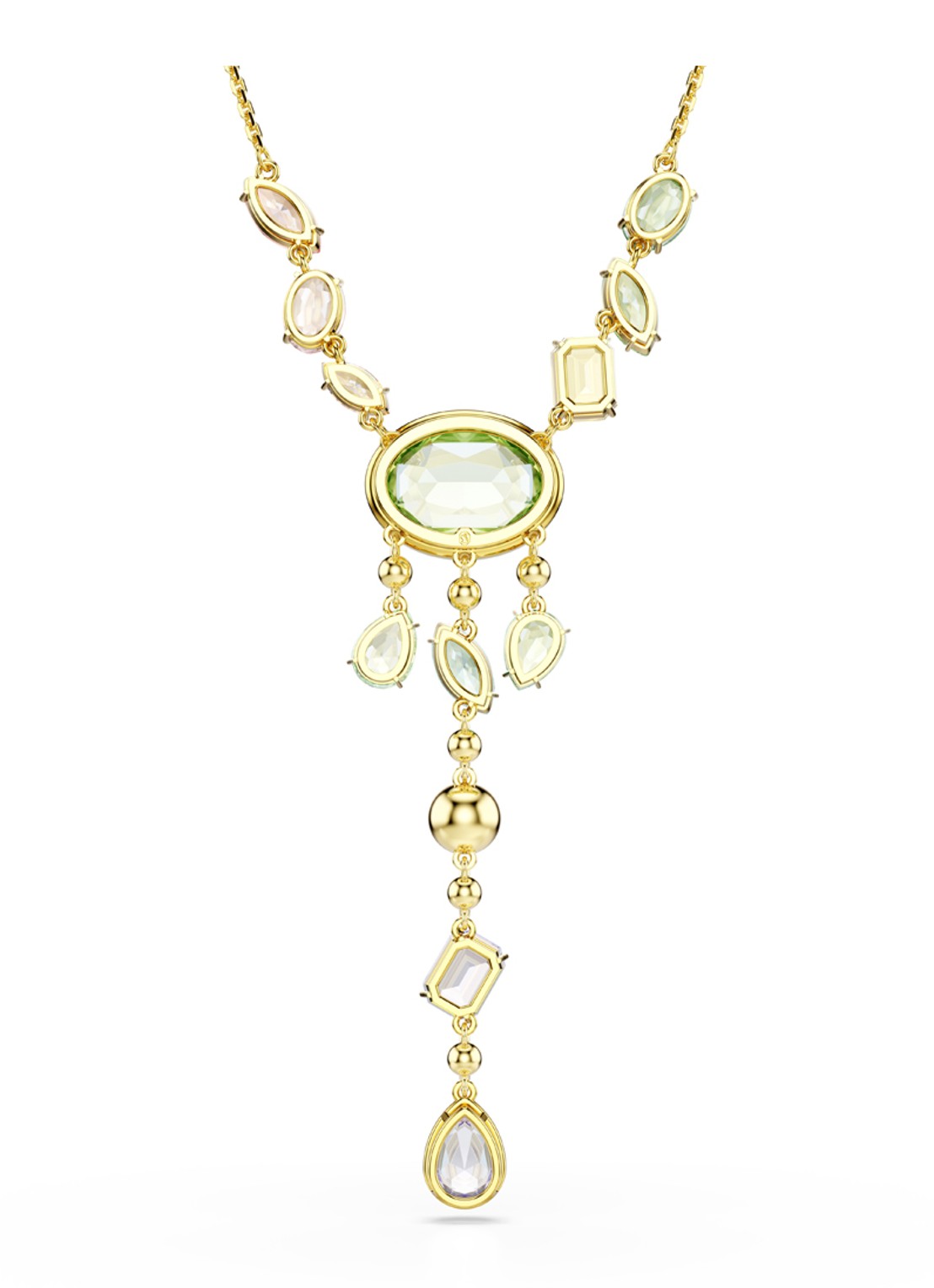 Swarovski Gema ketting verguld - detail 4 goud