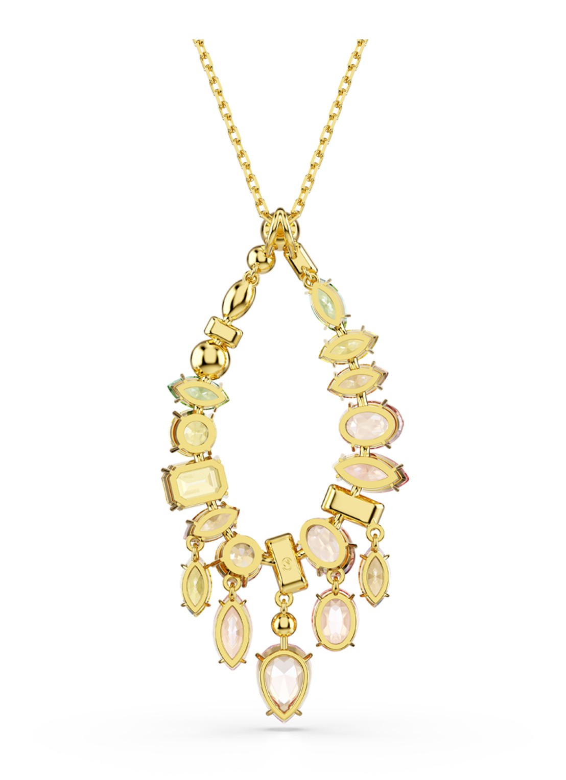 Swarovski Gema ketting verguld - detail 5 goud
