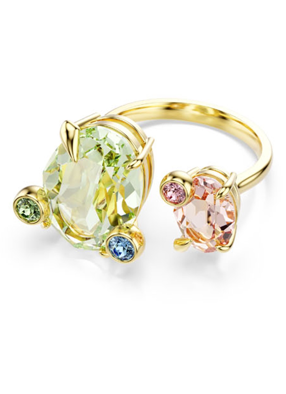 Swarovski Gema ring set van 3 50 - detail 5 goud