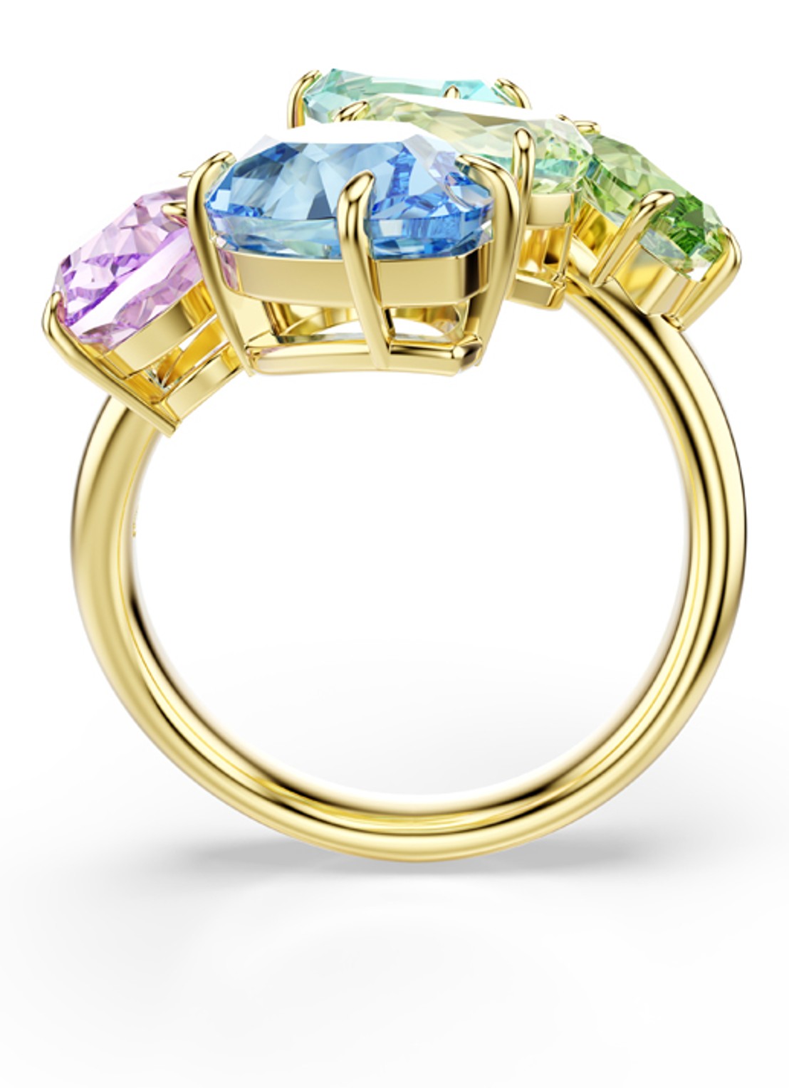 Swarovski Gema ring verguld 55 - detail 3 goud