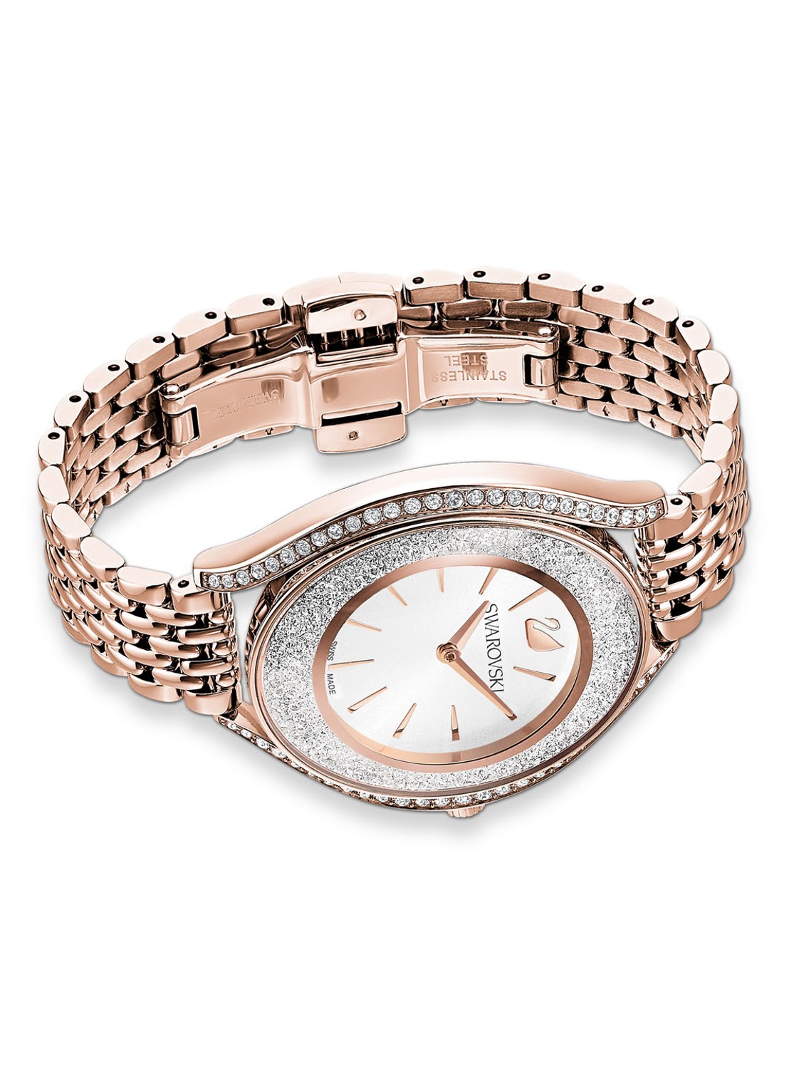 Swarovski Horloge met kristal 5519459 - detail roségoud