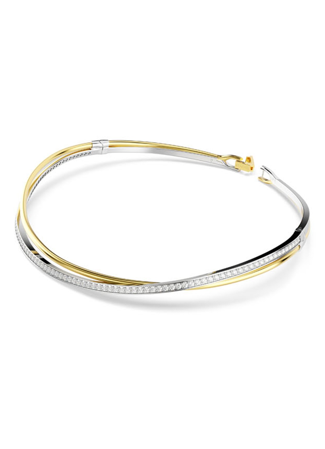 Swarovski Hyperbola choker M - detail 2 goud