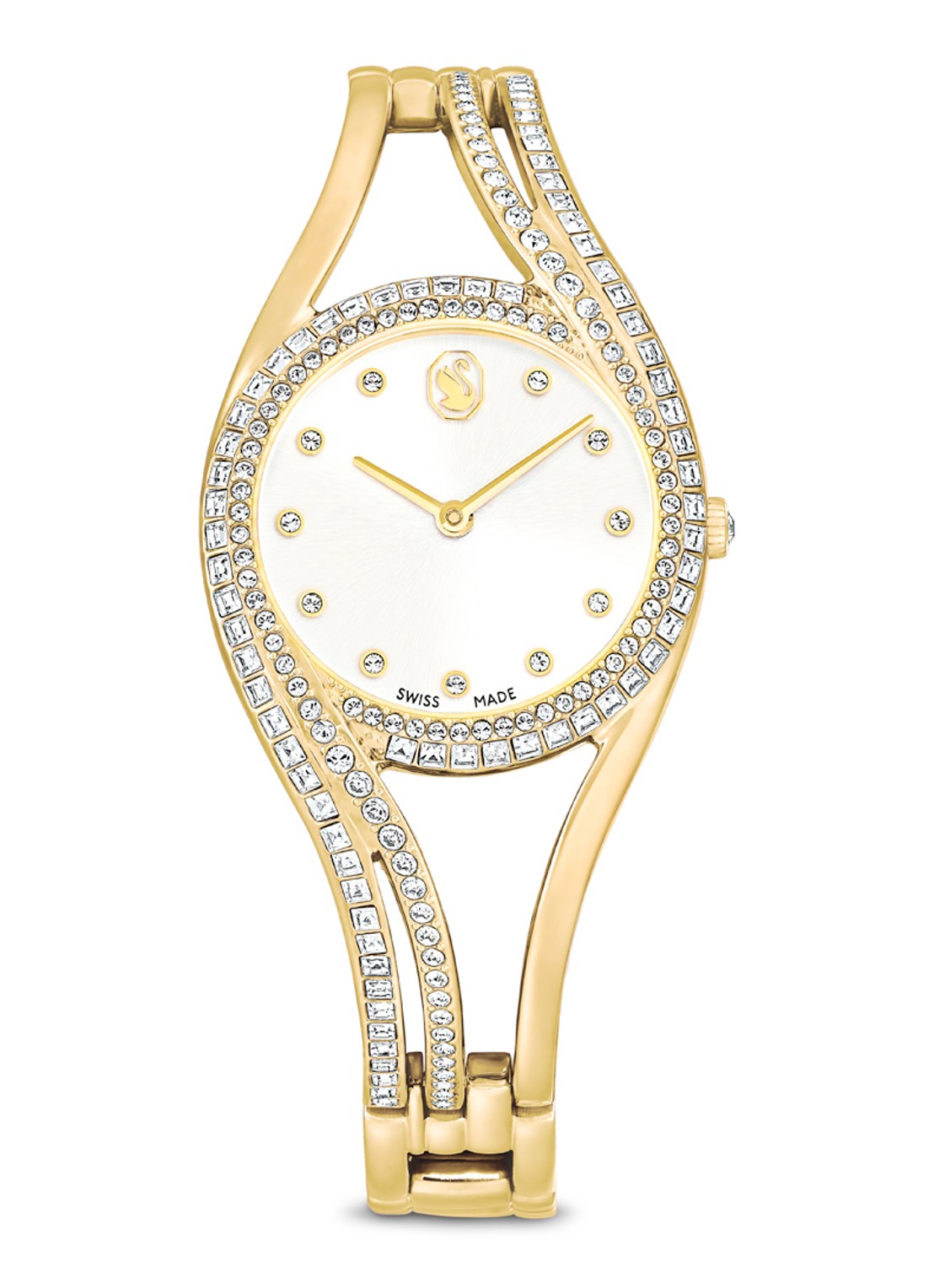 Swarovski Hyperbola horloge 5754534  - voorkant 5 goud