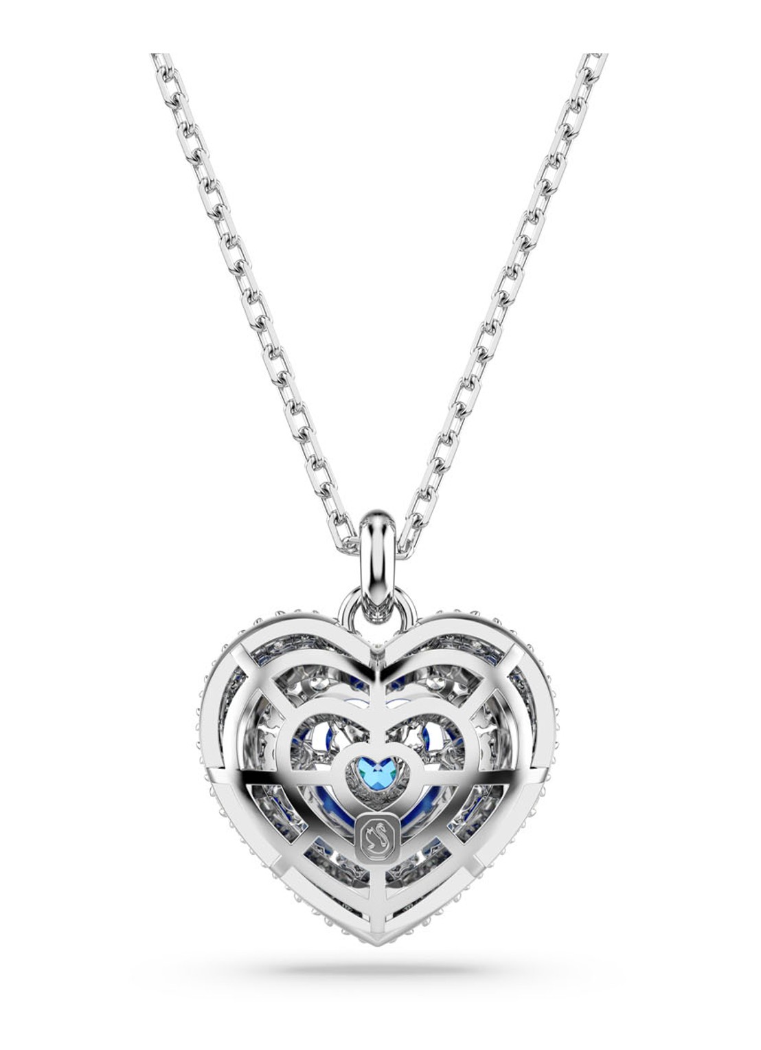 Swarovski Hyperbola ketting met kristal  - detail 4 zilver