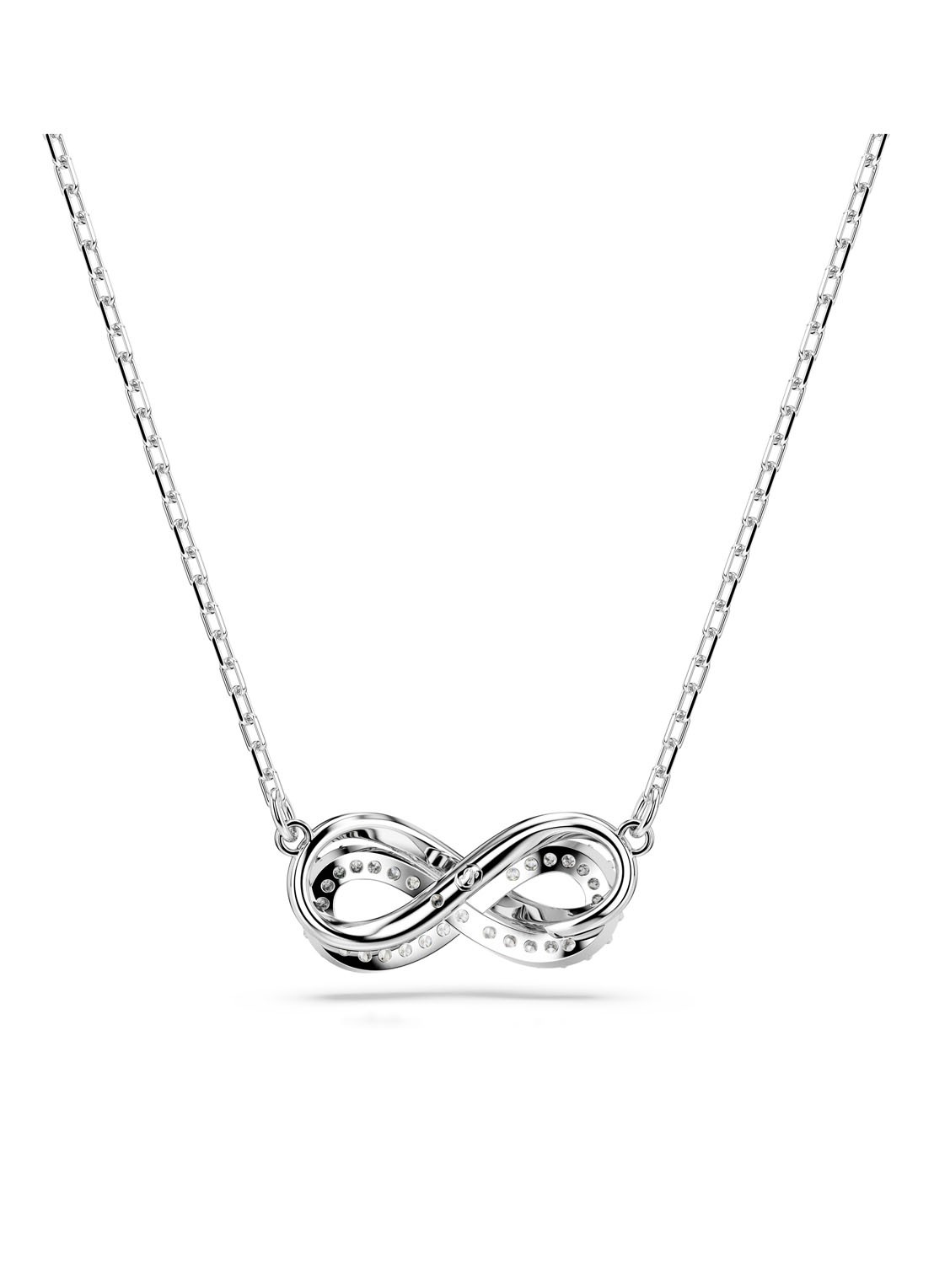 Swarovski Hyperbola ketting met kristal  - detail 4 zilver