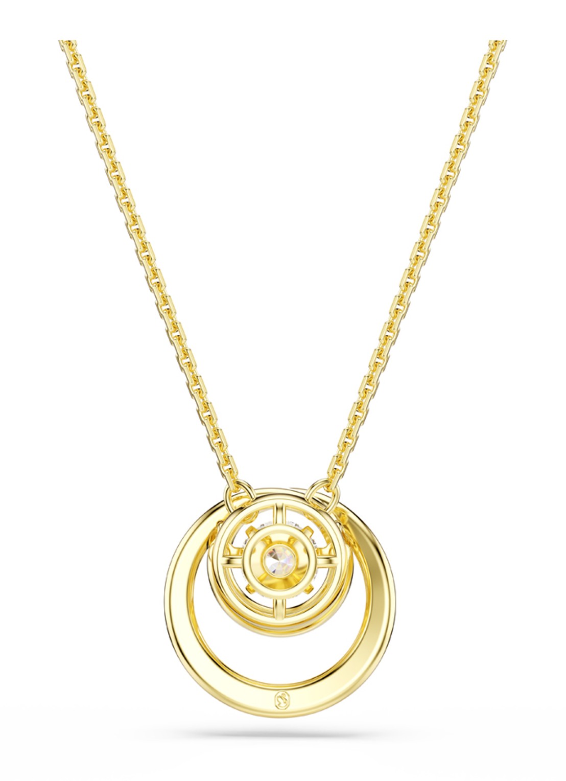 Swarovski Hyperbola ketting met kristal  - detail 4 goud