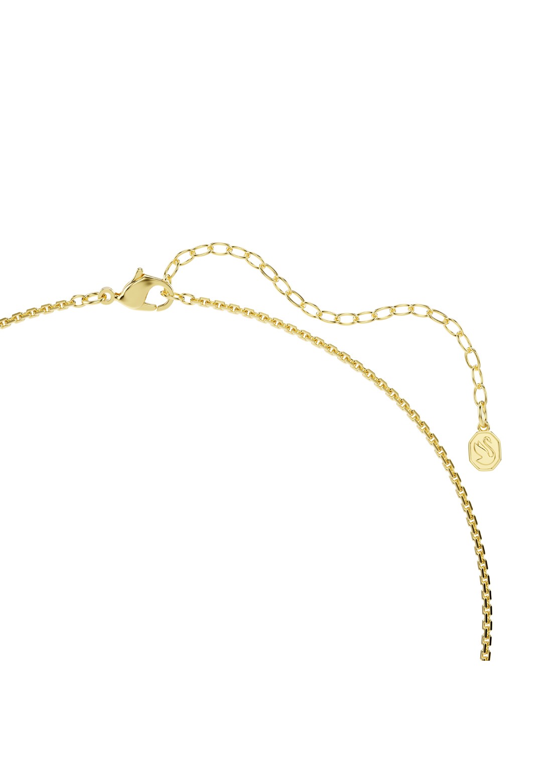 Swarovski Hyperbola ketting met kristal - detail 3 goud