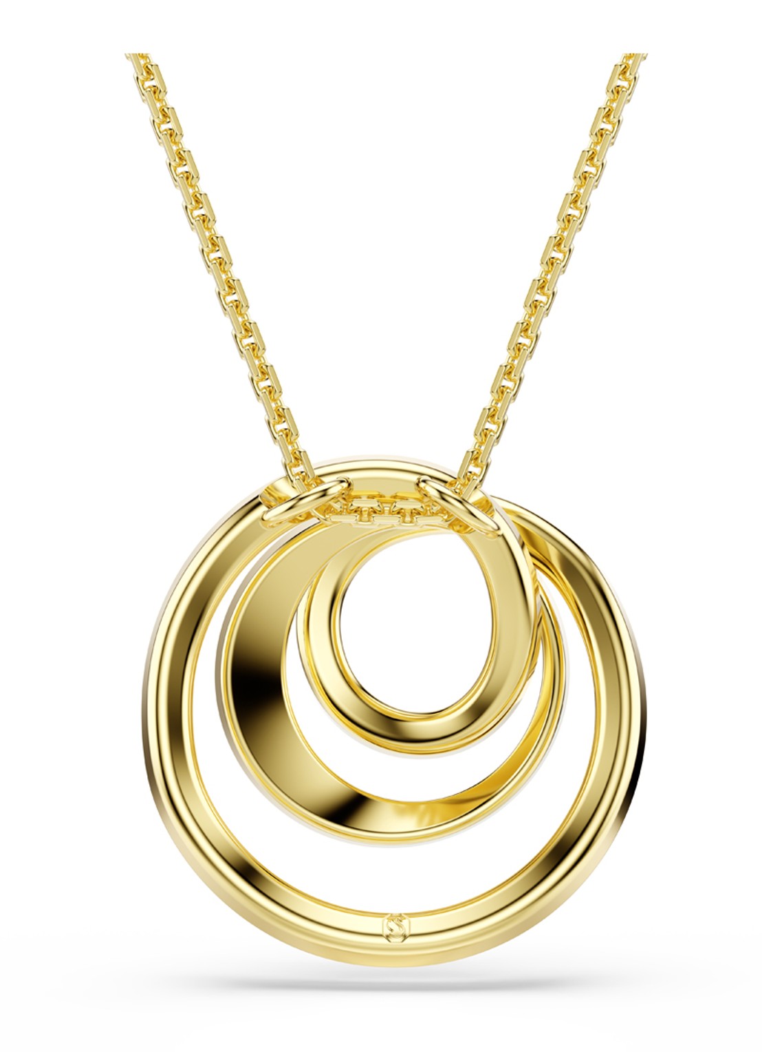 Swarovski Hyperbola ketting met kristal - detail 4 goud