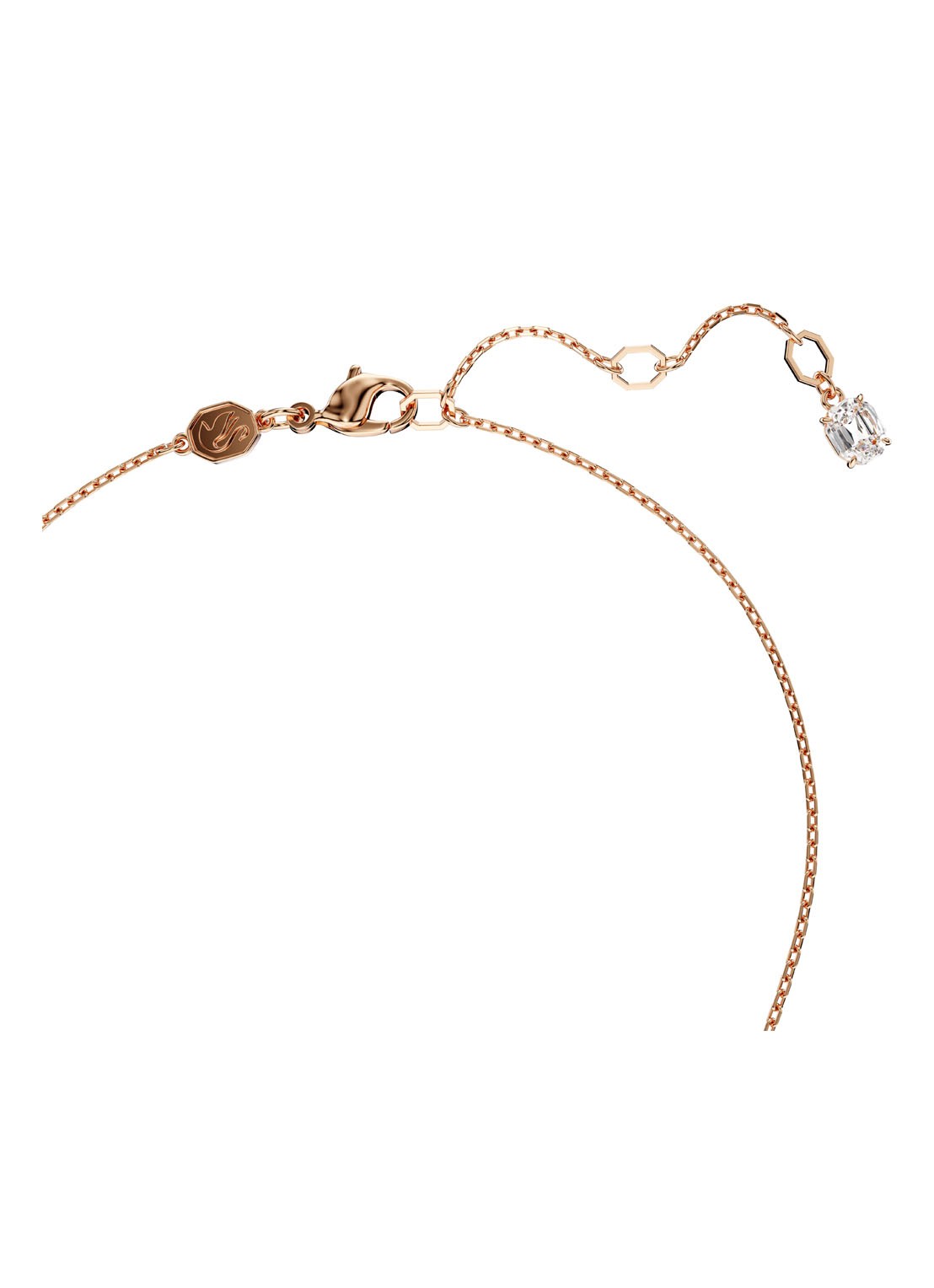 Swarovski Hyperbola ketting verguld - detail 2 roségoud