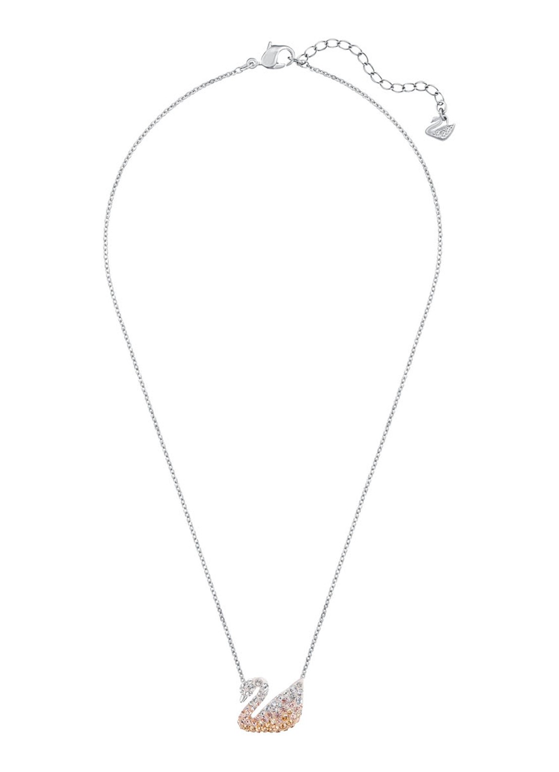 Swarovski Iconic Swan hanger - detail zilver