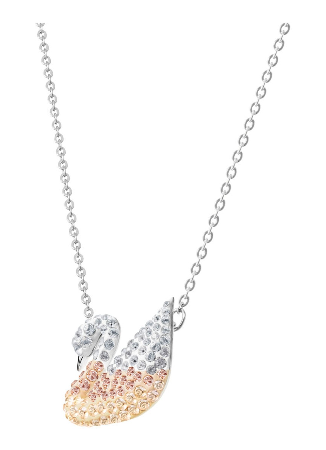 Swarovski Iconic Swan hanger - detail 2 zilver